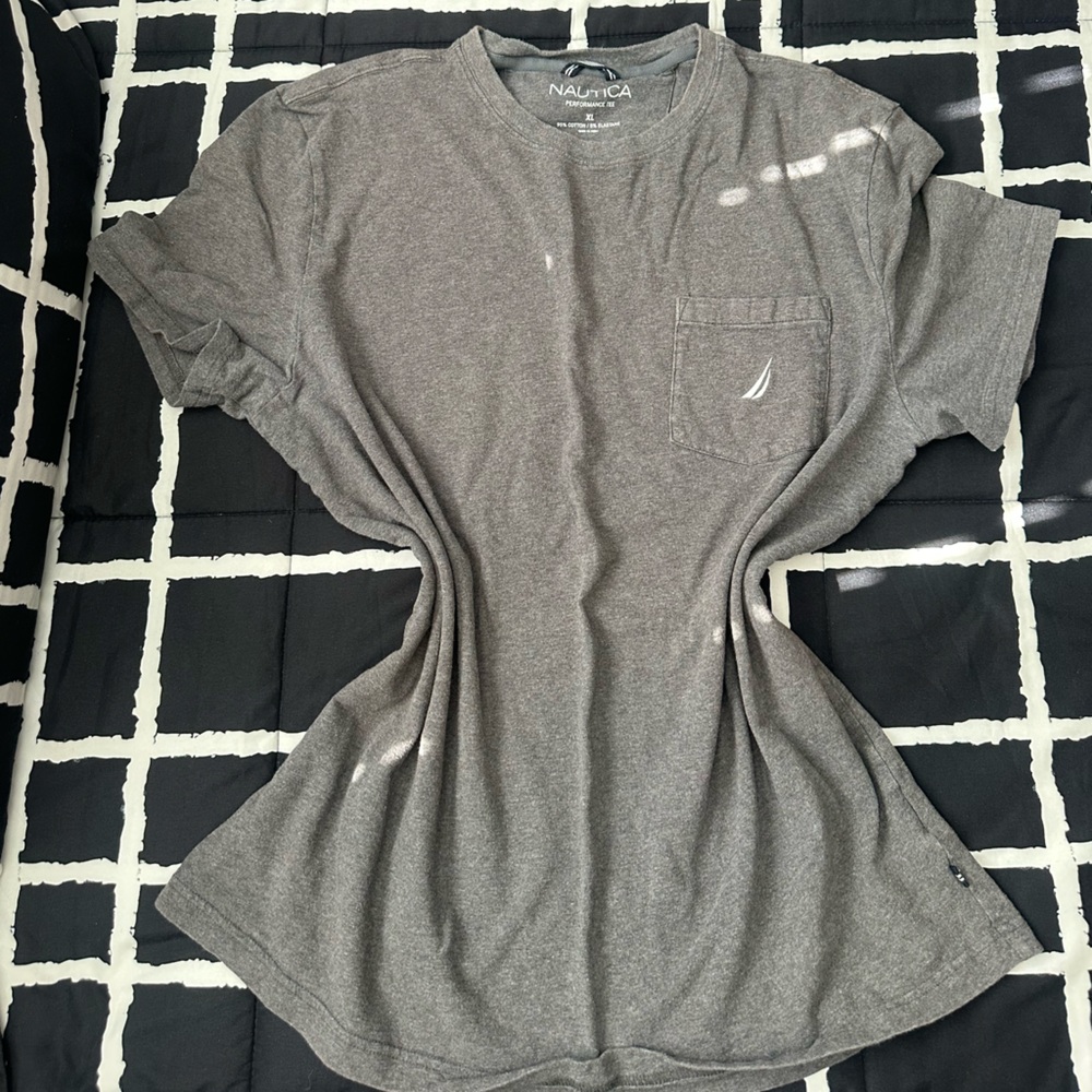 Nautica Heather Gray Performance Tee